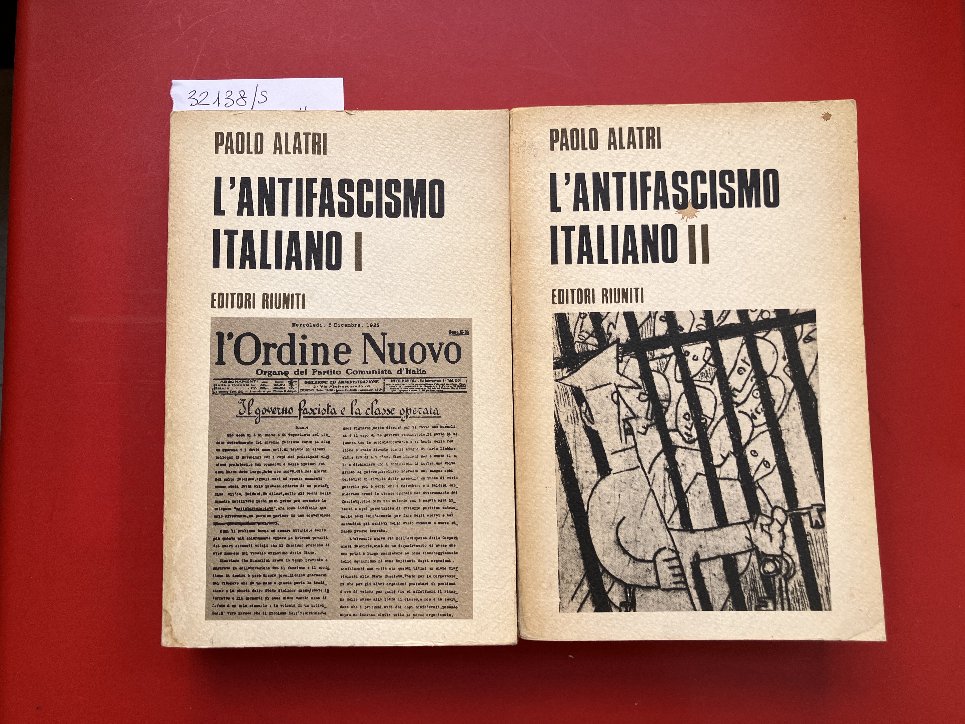 L'antifascismo italiano due volumi