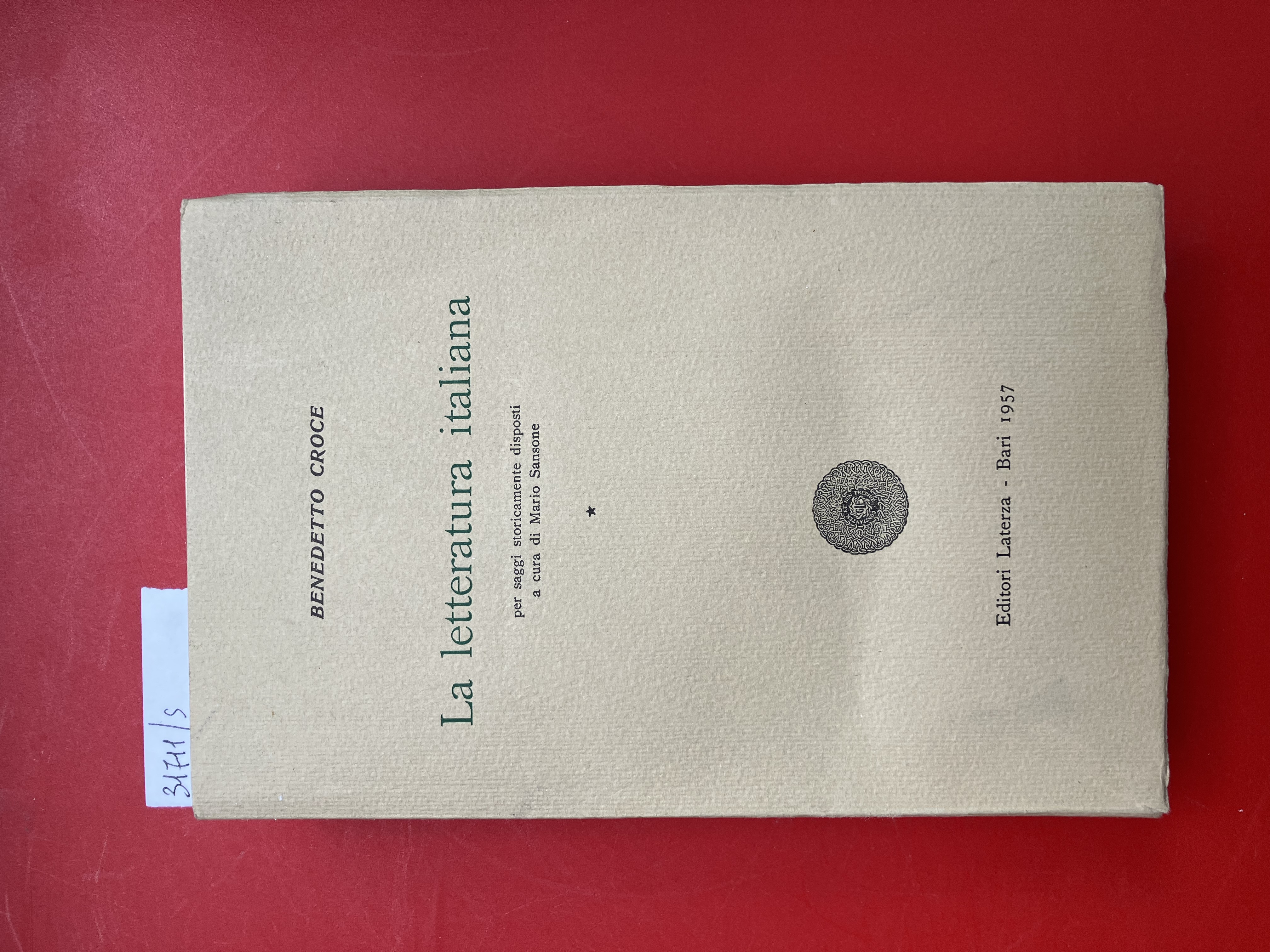 La letteratura italiana I. Dal Duecento al Cinquecento