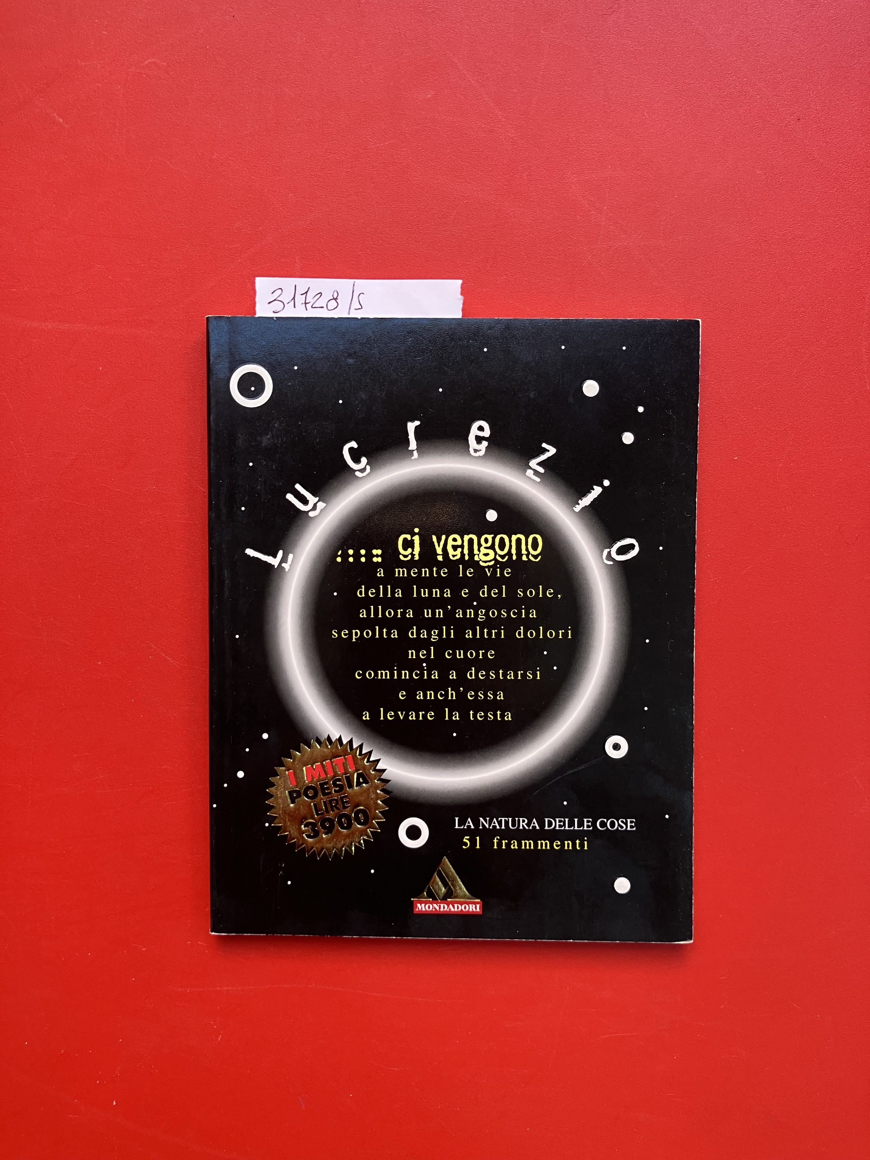 La natura delle cose 51 frammenti