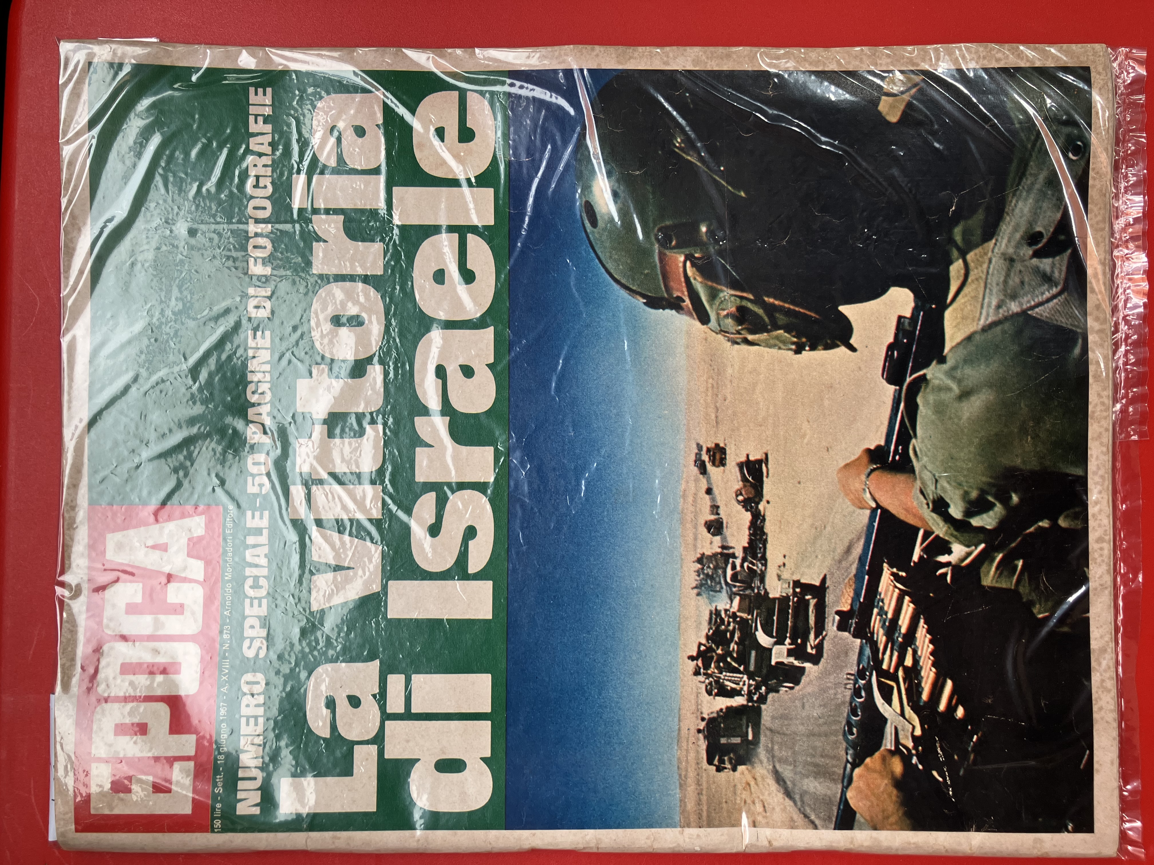 La vittoria di Israele, Epoca, 18 giugno 1967, n. 873