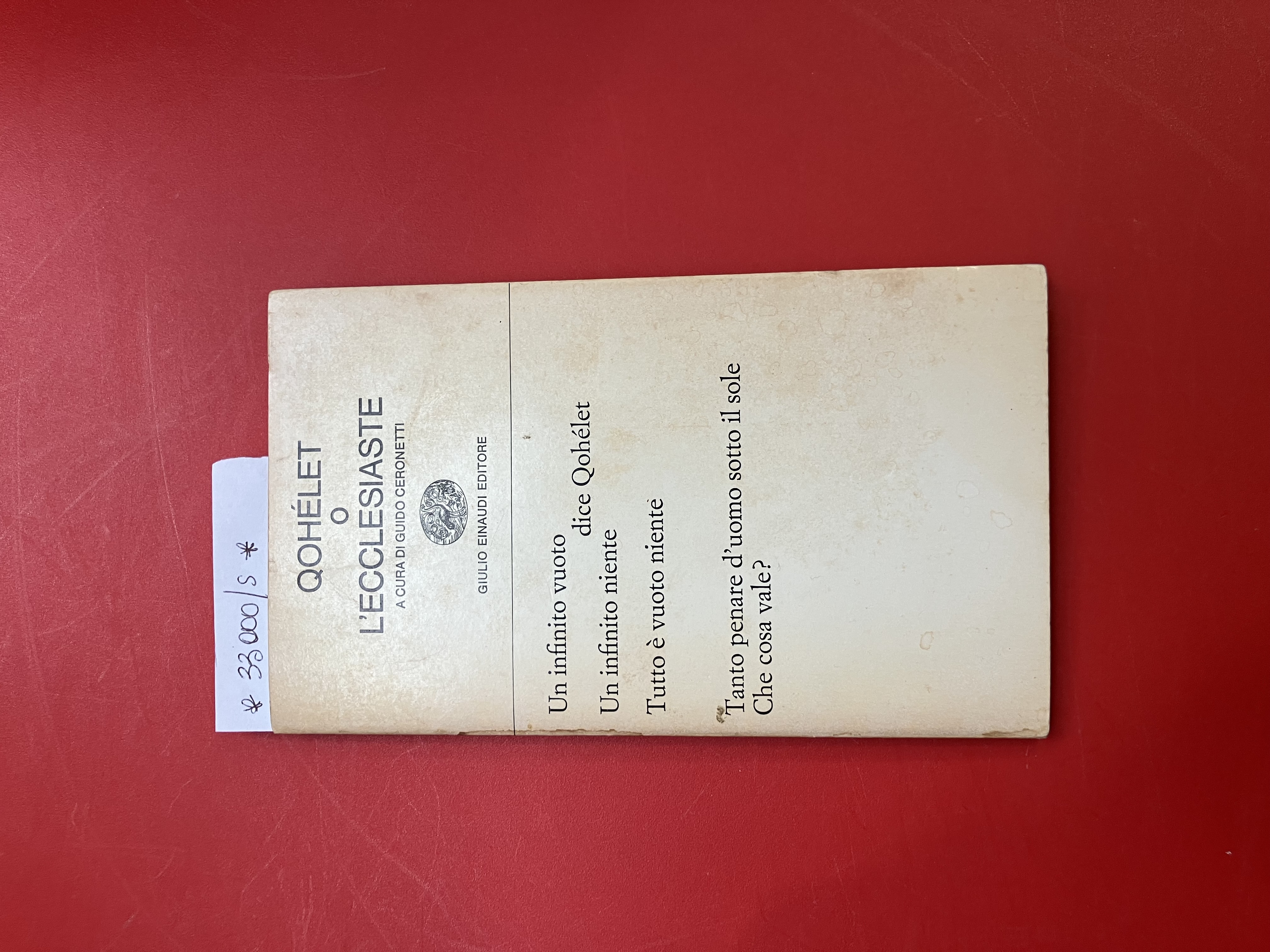 Qohèlet o L'Ecclesiaste