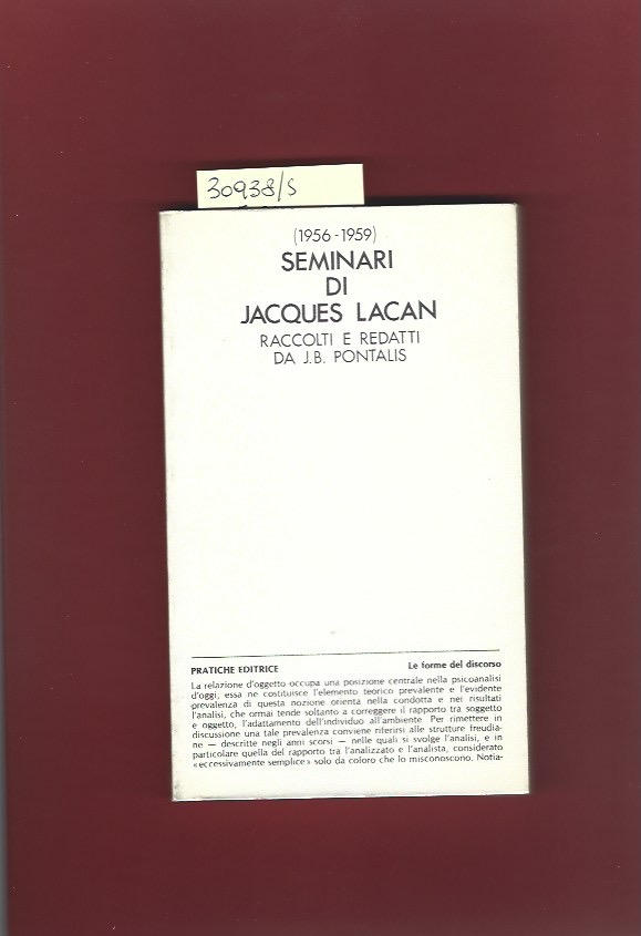 Seminari di Jacques Lacan (1956- 1959)