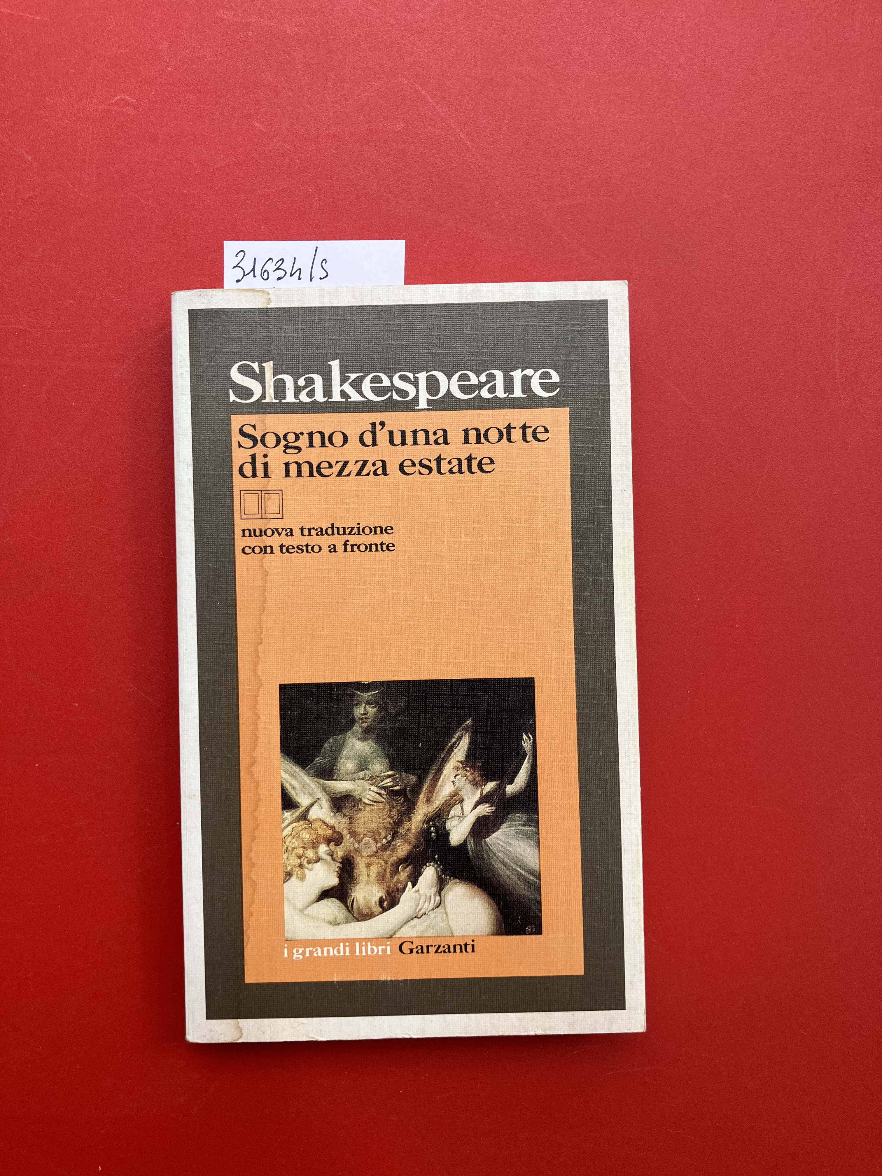 Sogno d'una notte di mezza estate con testo a fronte