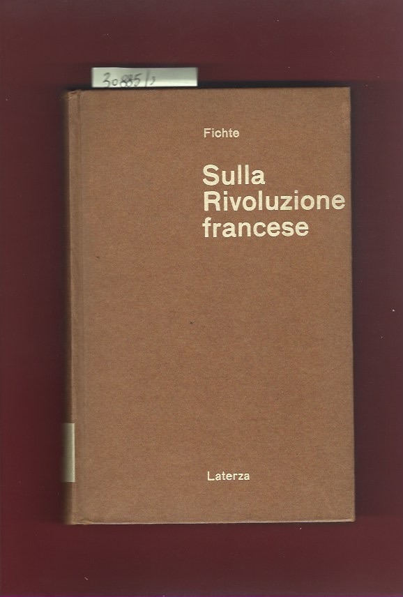 Sulla Rivoluzione francese. Sulla libertà di pensiero
