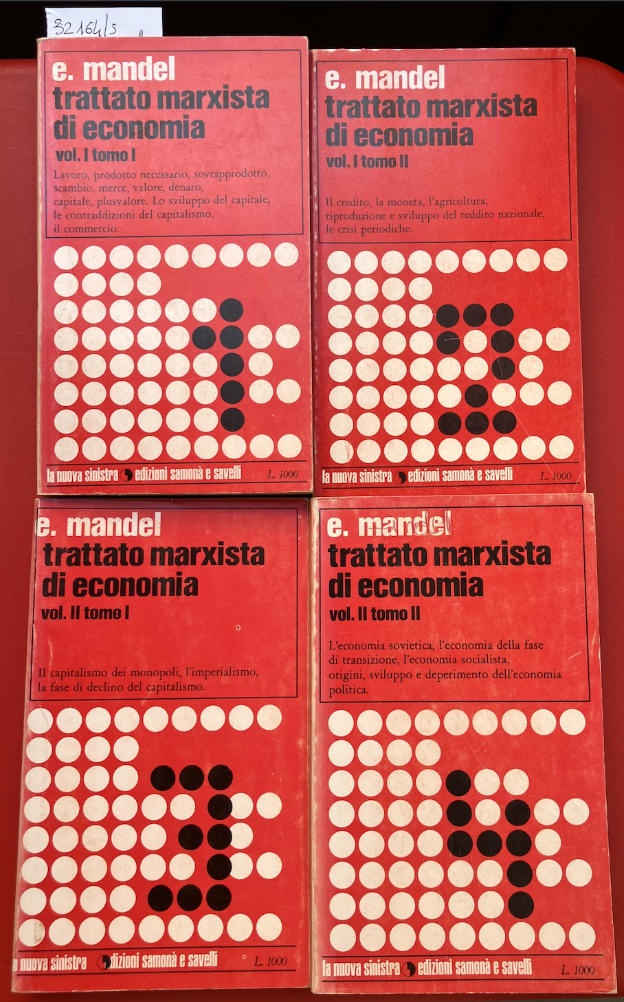 Trattato marxista di economia 2 volumi in 4 tomi