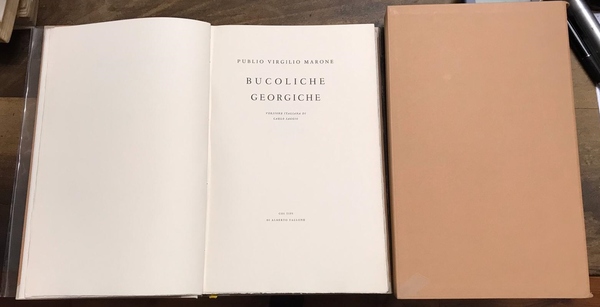 BUCOLICHE. GEORGICHE (versione italiana di CARLO SAGGIO).