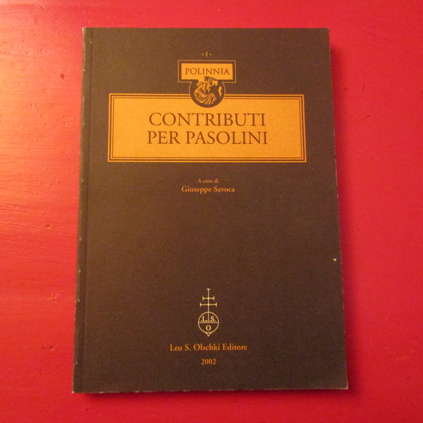 Contributi per Pasolini