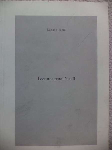 Lectures parallèles II
