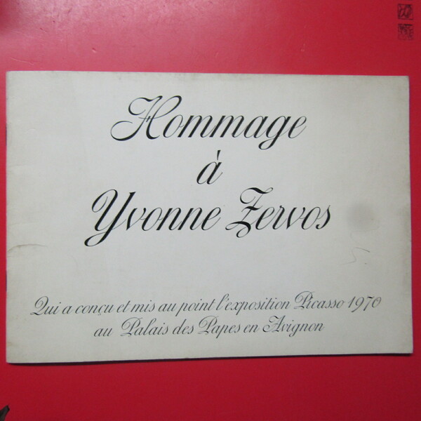 Hommage à Yvonne Zervos