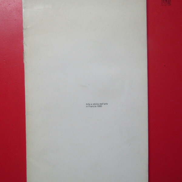 Arte e storia dell'arte in Francia 1980