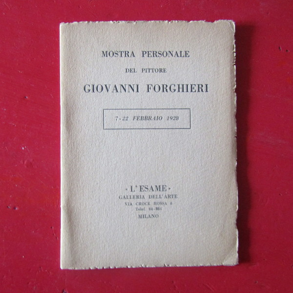 Mostra personale del pittore Giovanni Forghieri