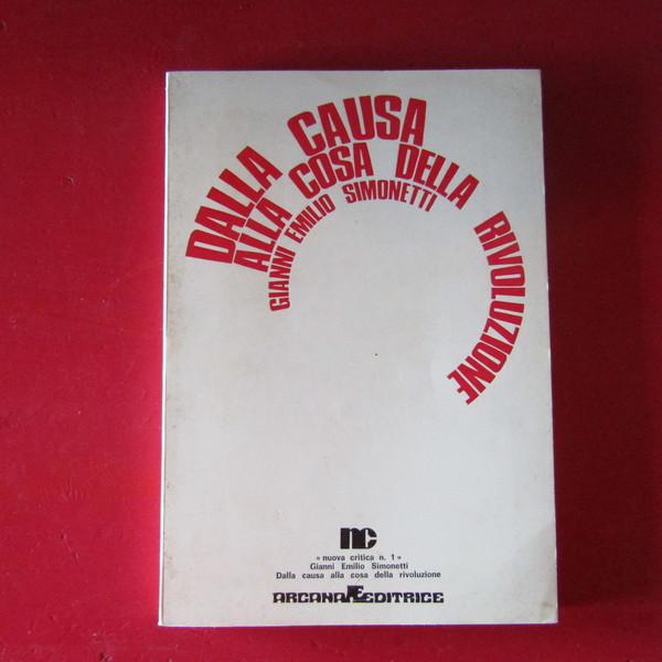Dalla causa alla cosa della rivoluzione