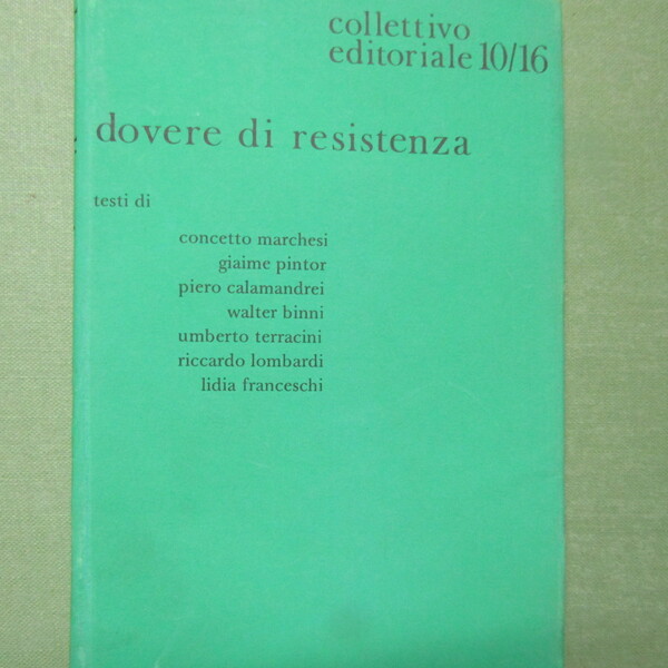 Dovere di resistenza