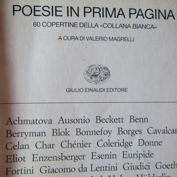Poesie in prima pagina