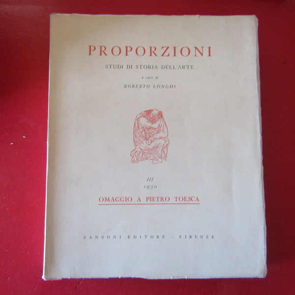 Proporzioni - Studi di Storia dell'Arte