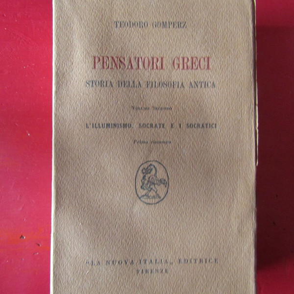 Pensatori greci Storia della filosofia antica