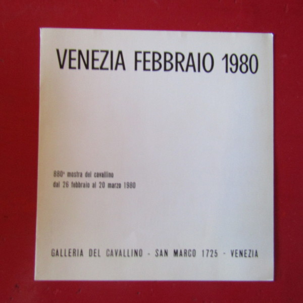Venezia Febbraio 1980