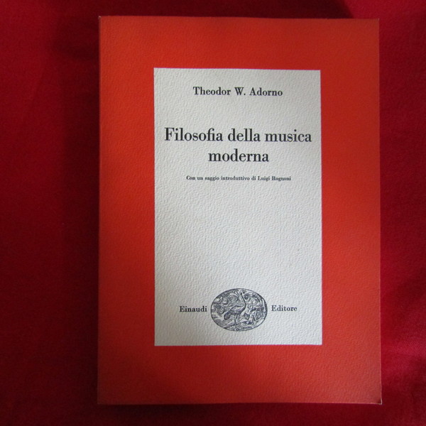 Filosofia della musica moderna
