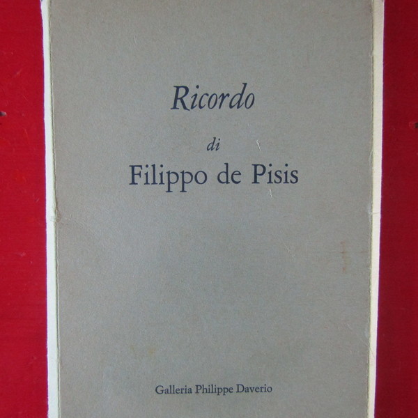 Ricordo di Filippo De Pisis