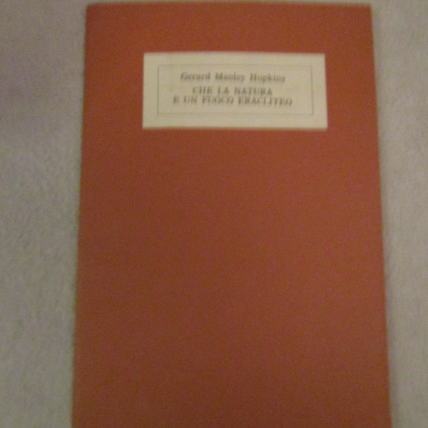 Che la natura è un fuoco eracliteo