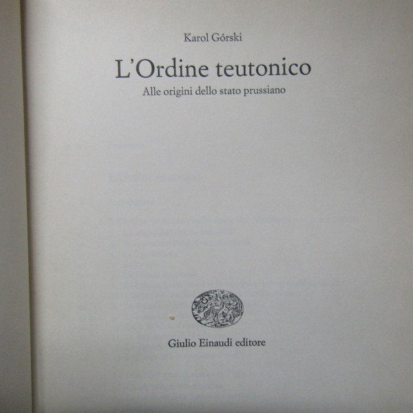 L'Ordine teutonico
