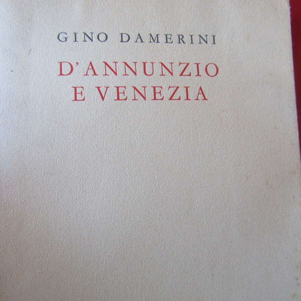 D'Annunzio e Venezia