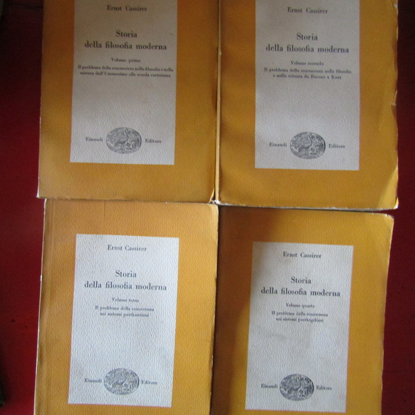 Storia della filosofia moderna ( quattro volumi )