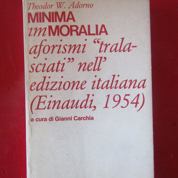 Minima ImMoralia