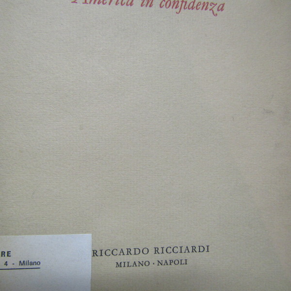 America in confidenza