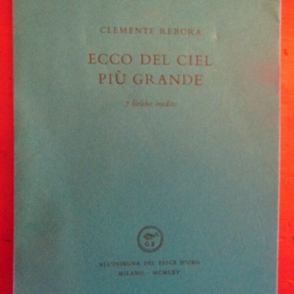 Ecco del ciel più grande