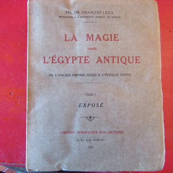 La Magie dans L'Egypte Antique