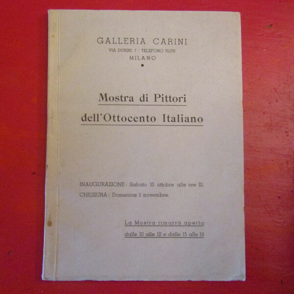 Mostra di pittori dell'Ottocento Italiano