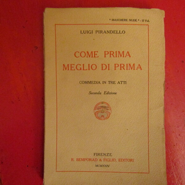 Come prima meglio di prima