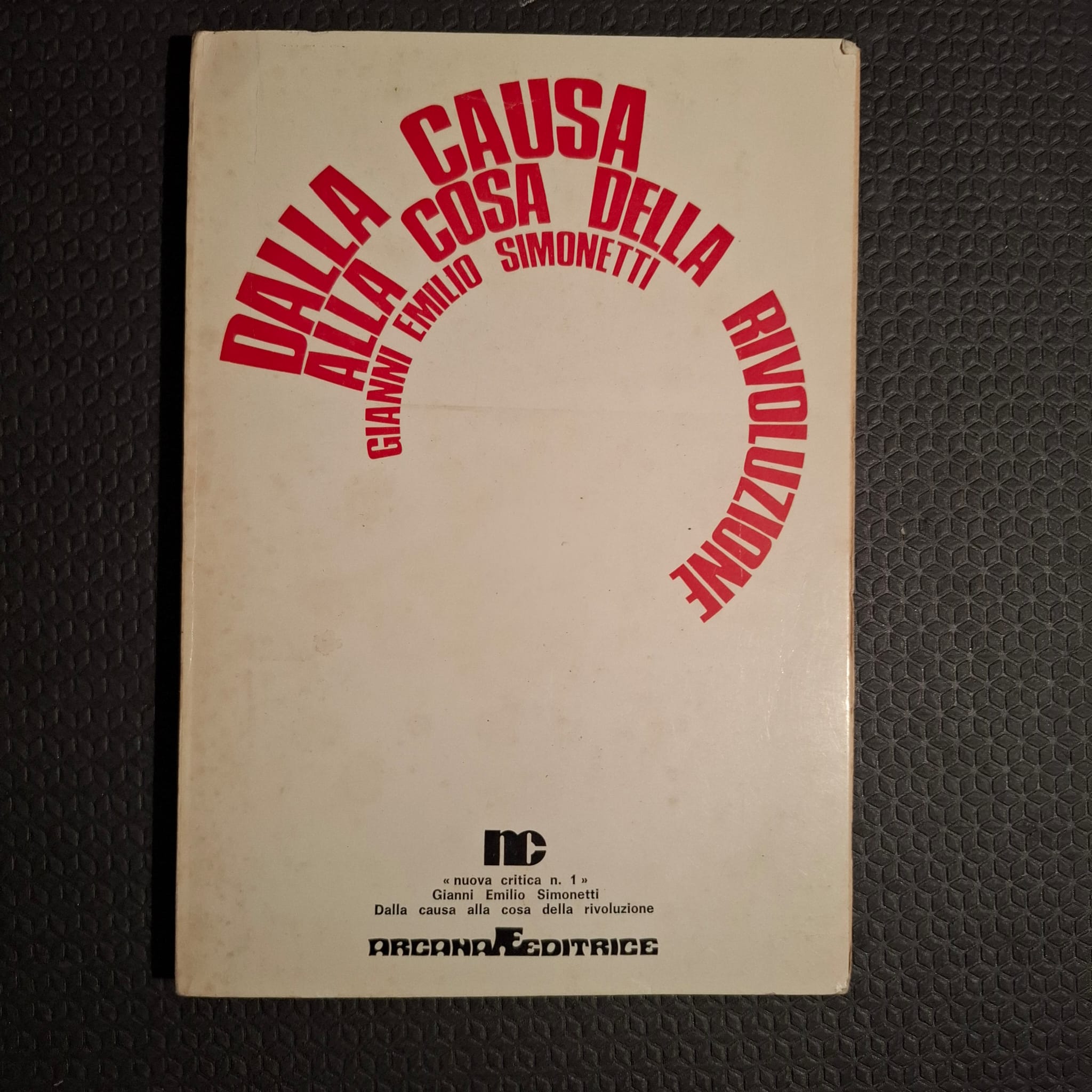 Dalla causa alla cosa della rivoluzione