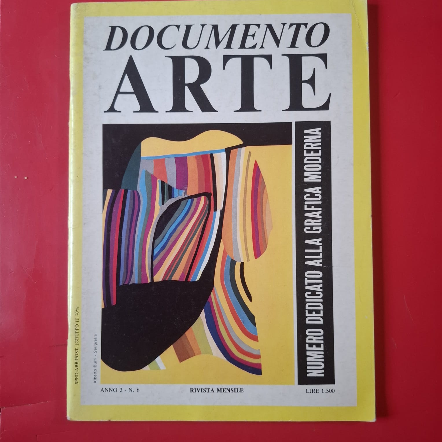 Documento Arte Anno 2 - N. 6 ottobre 1977