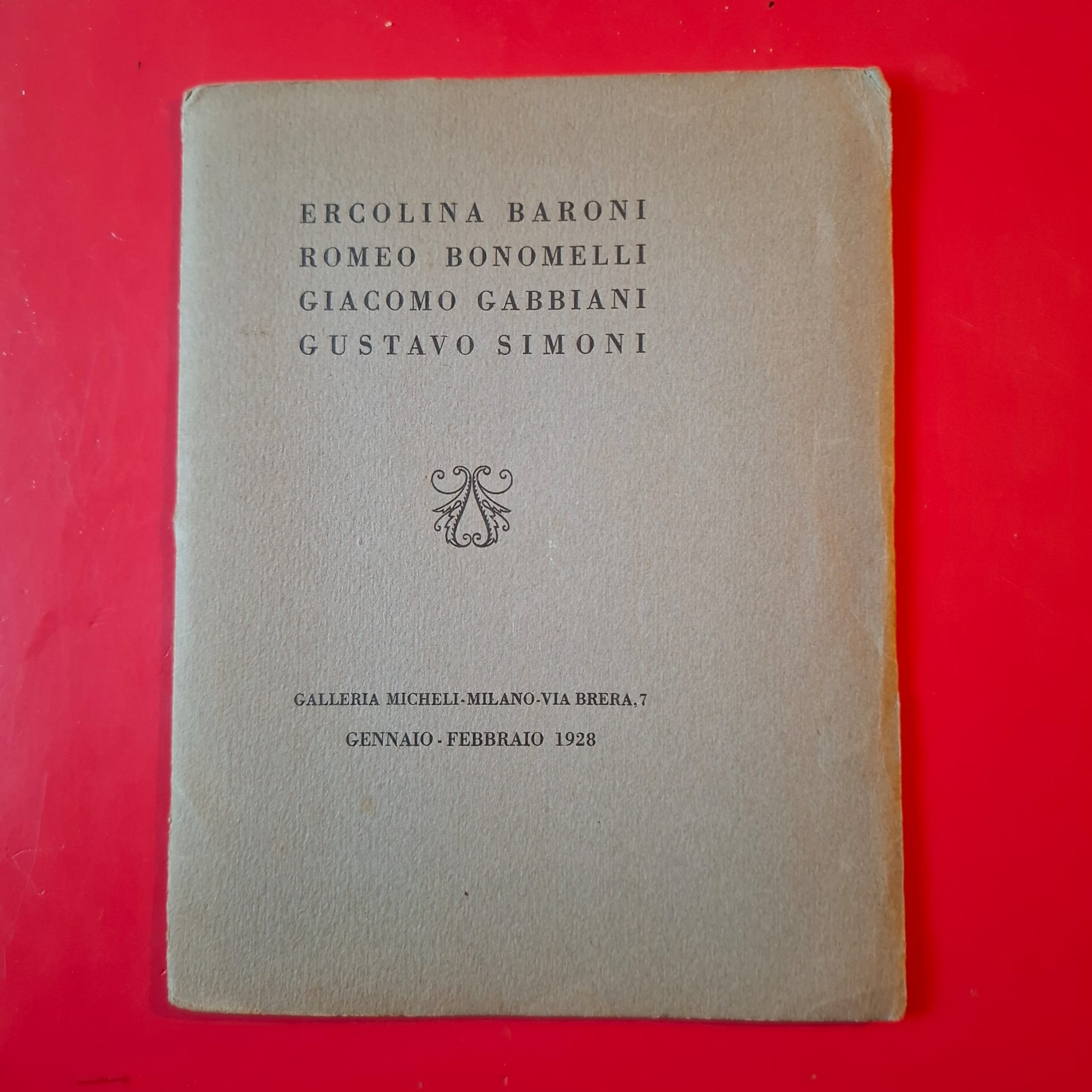 Ercolina Baroni Romeo Bonomelli Giacomo Gabbiani Gustavo Simoni