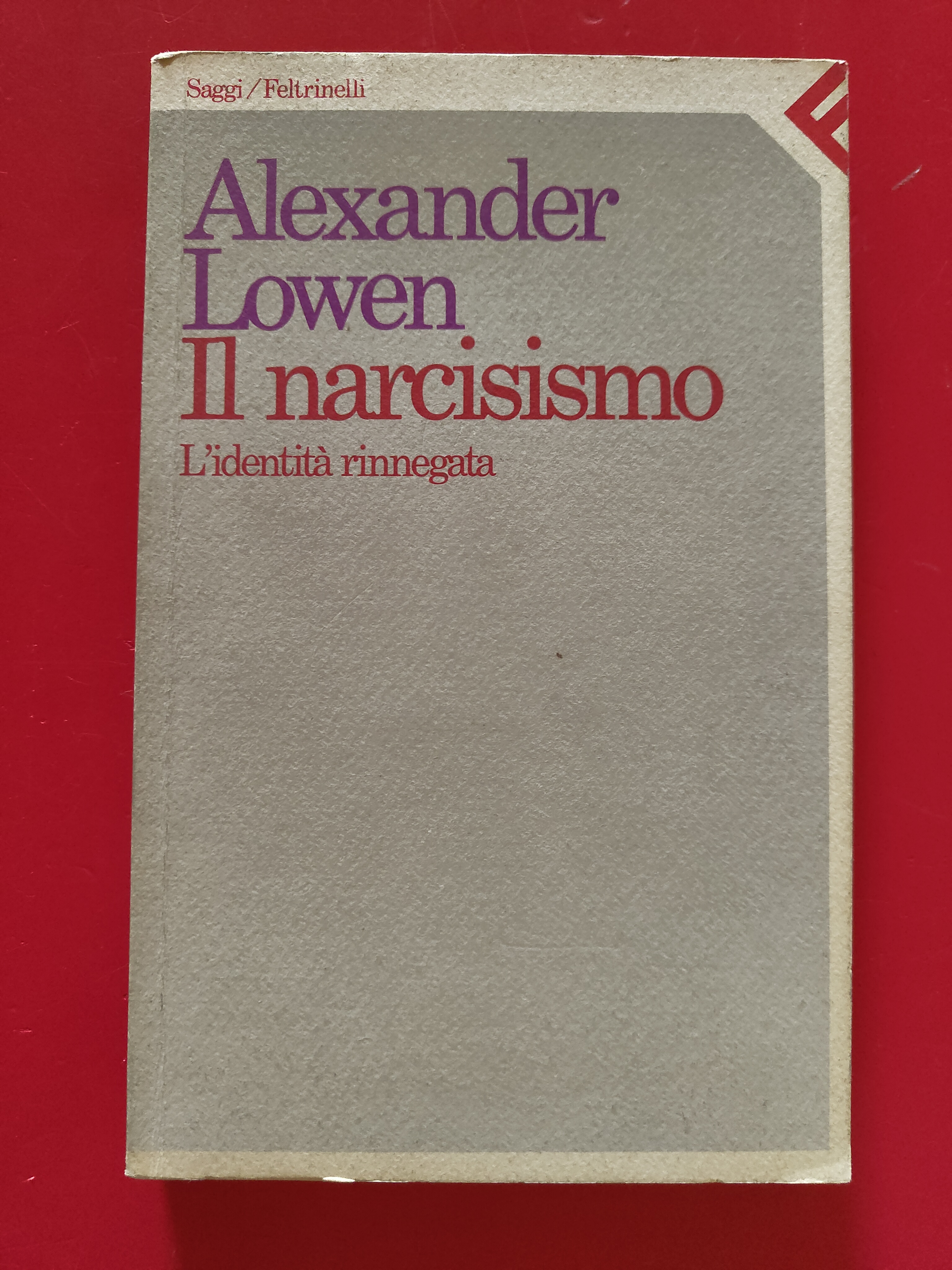 Il narcisismo