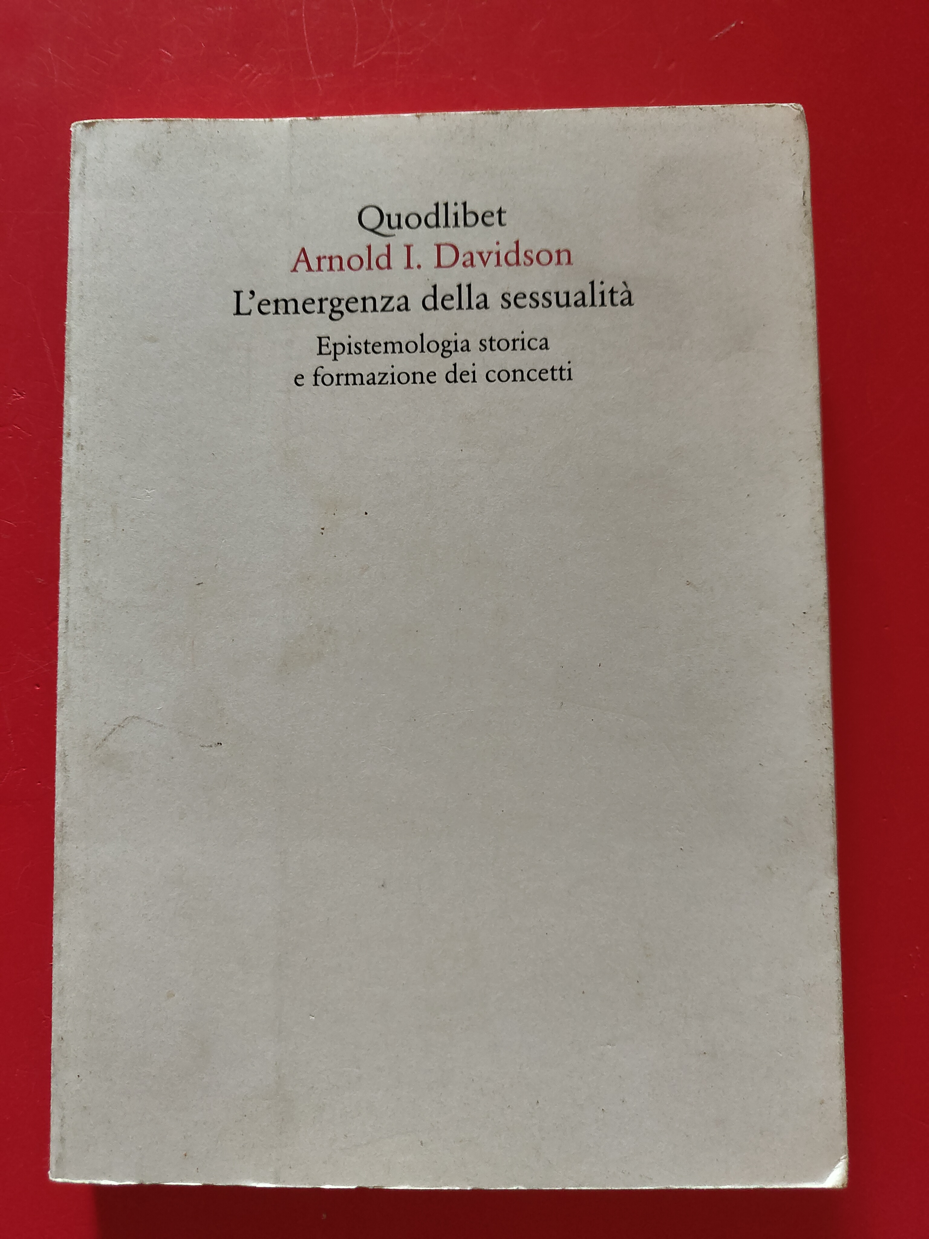 L'emergenza della sessualità