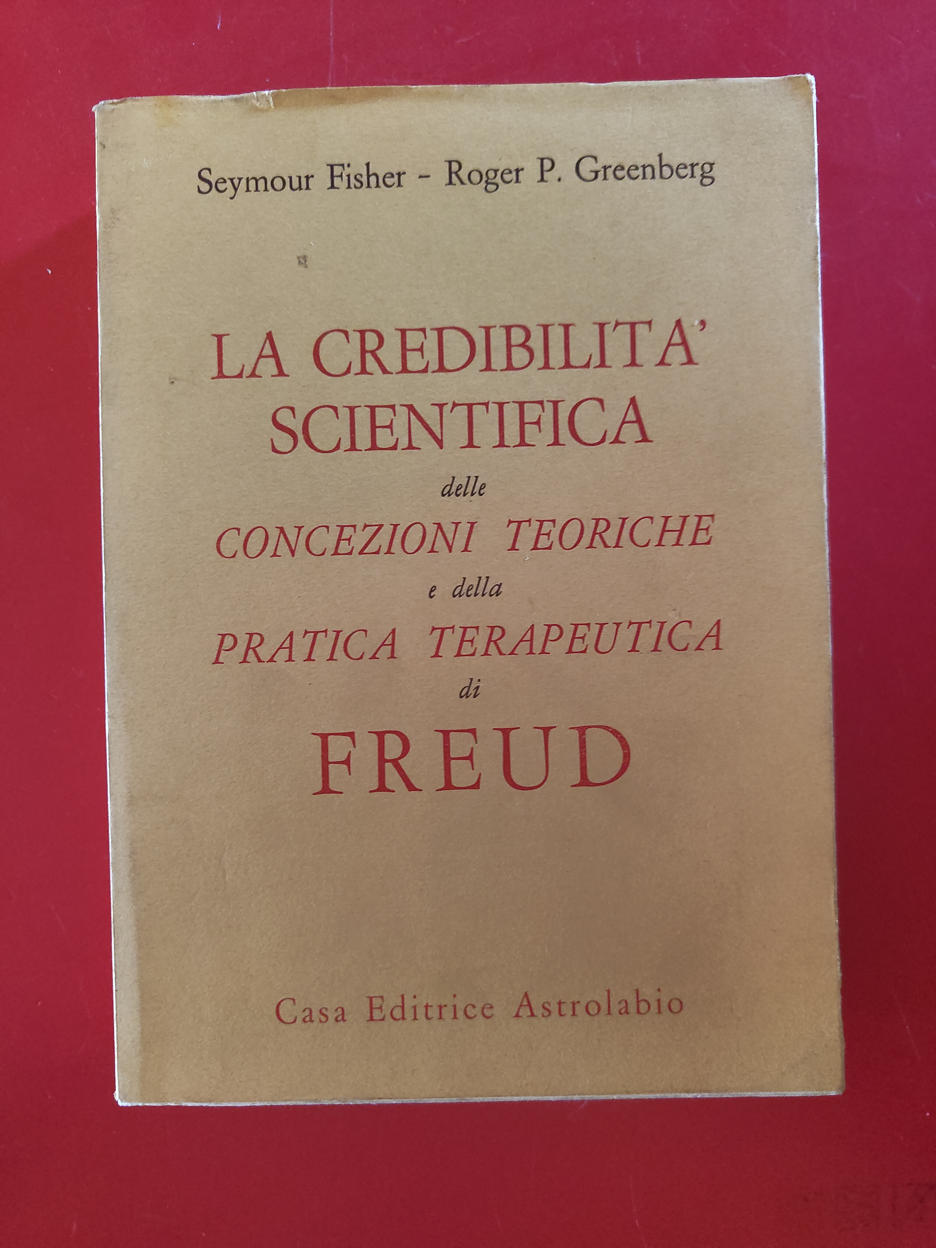La credibilità scientifica delle concezioni teoriche e della pratica terapeutica …