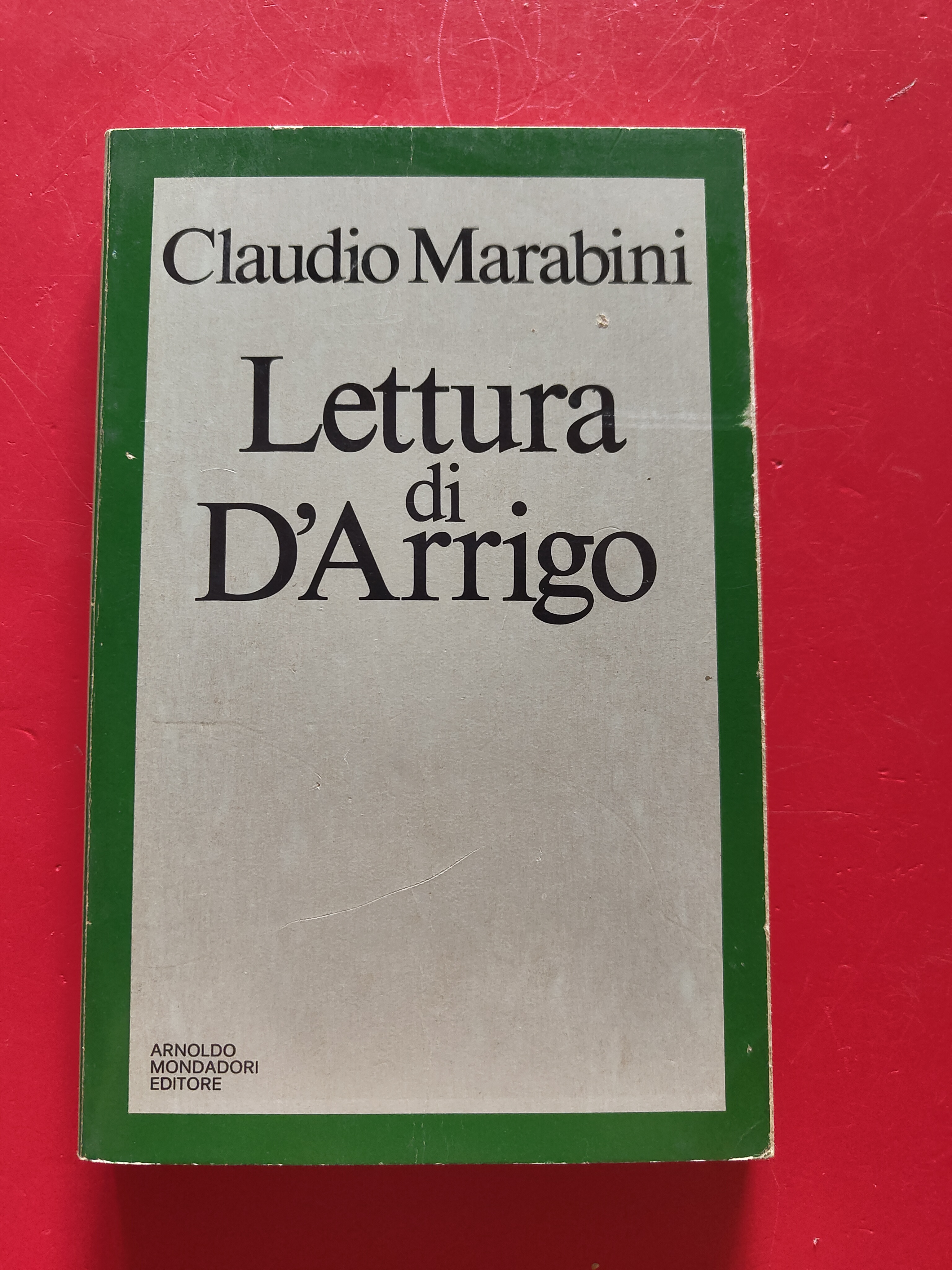 Lettura di D'Arrigo
