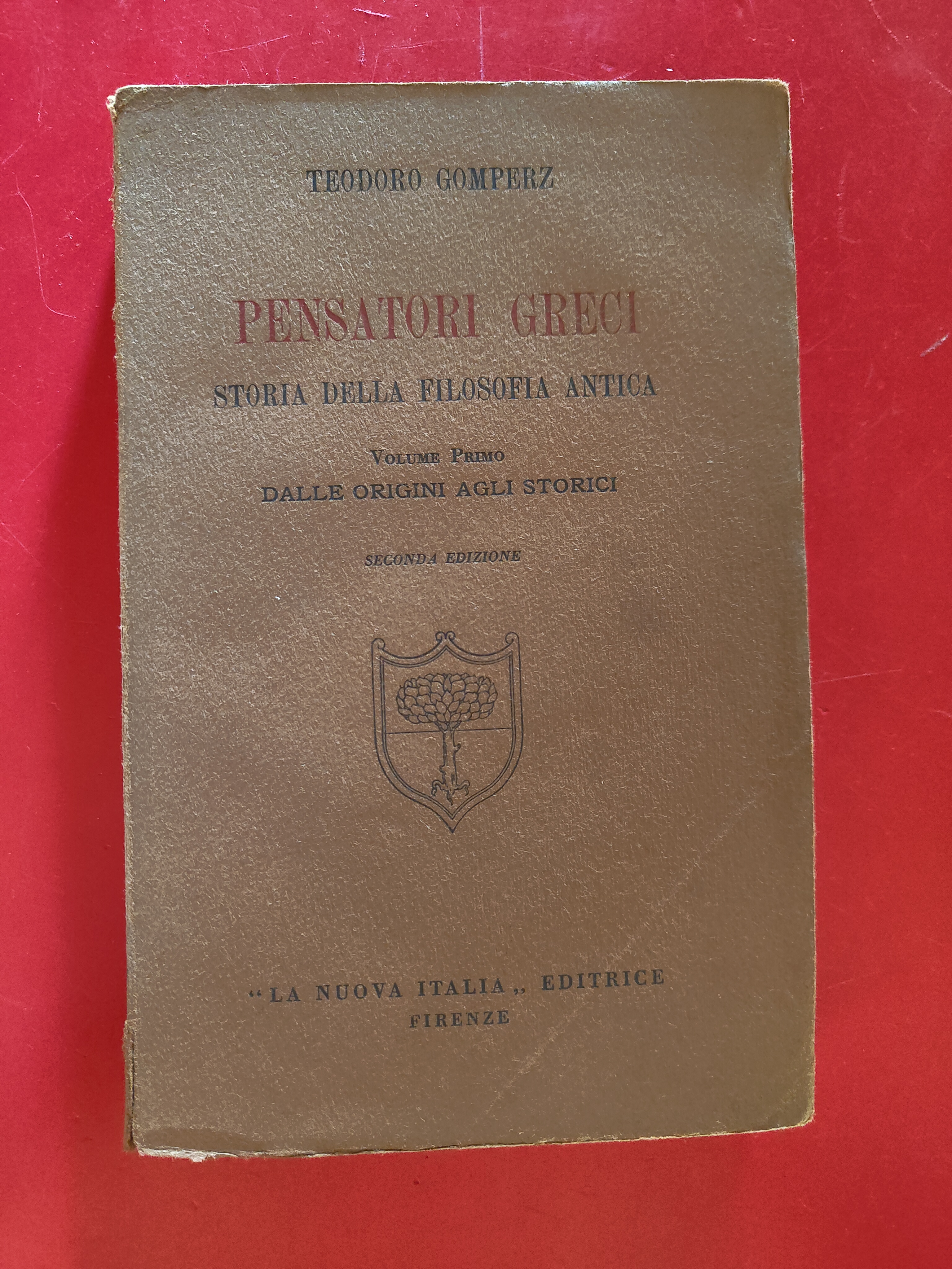 Pensatori greci. Storia della filosofia antica