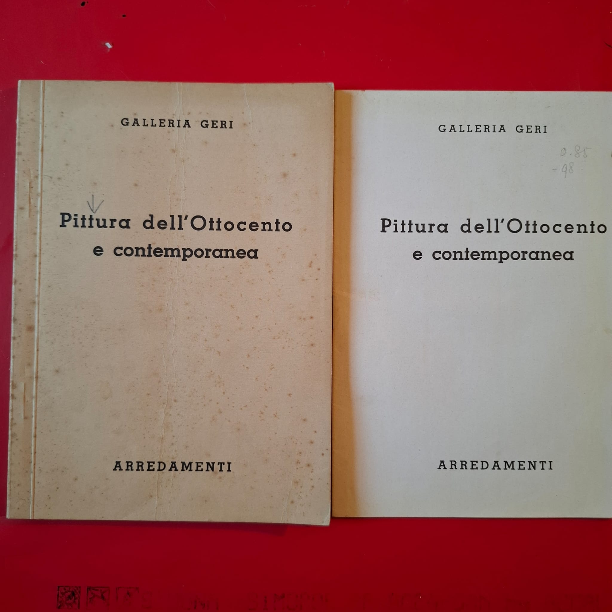 Pittura dell'Ottocento e Contemporanea