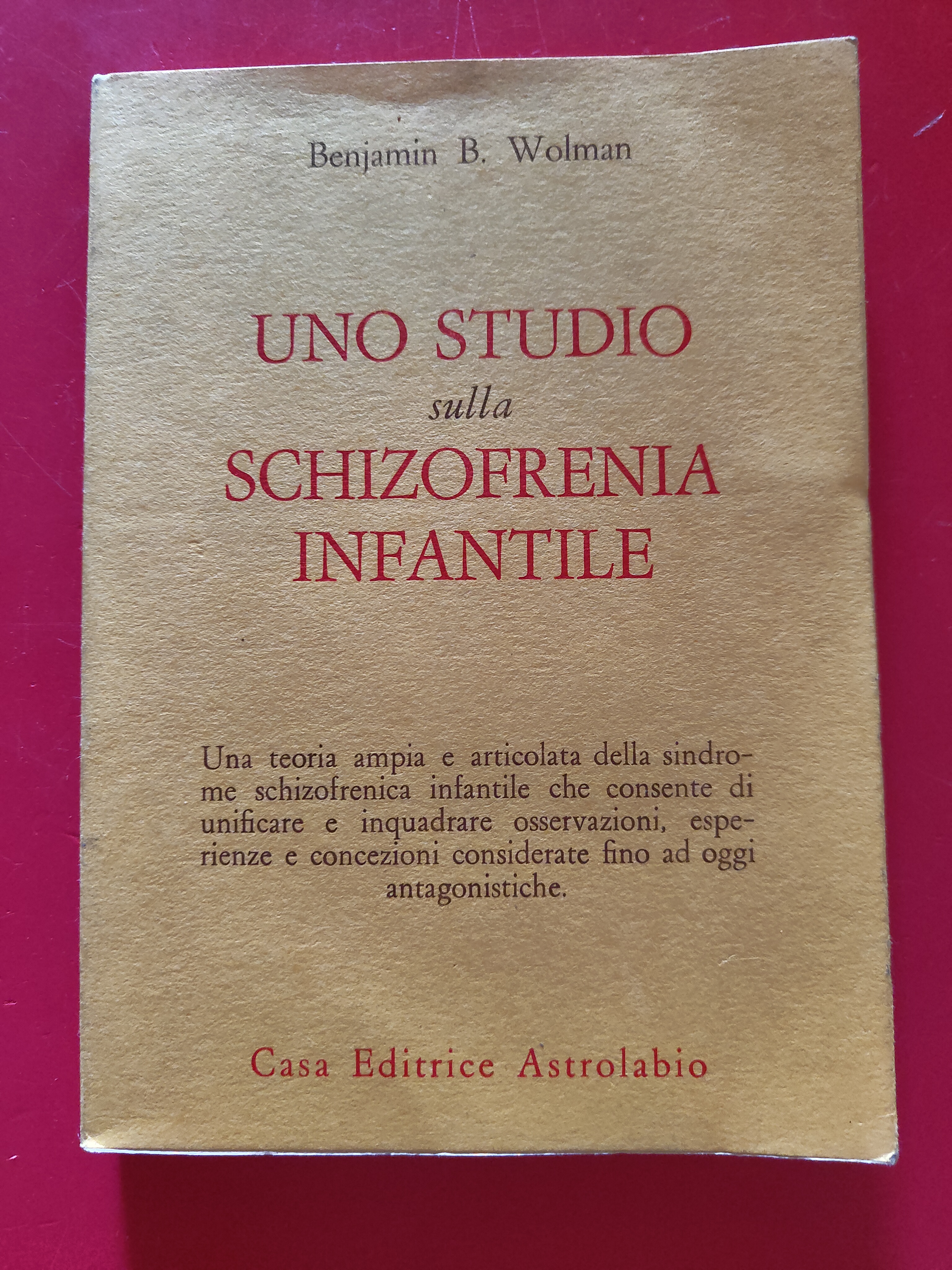 Uno studio sulla schizofrenia infantile