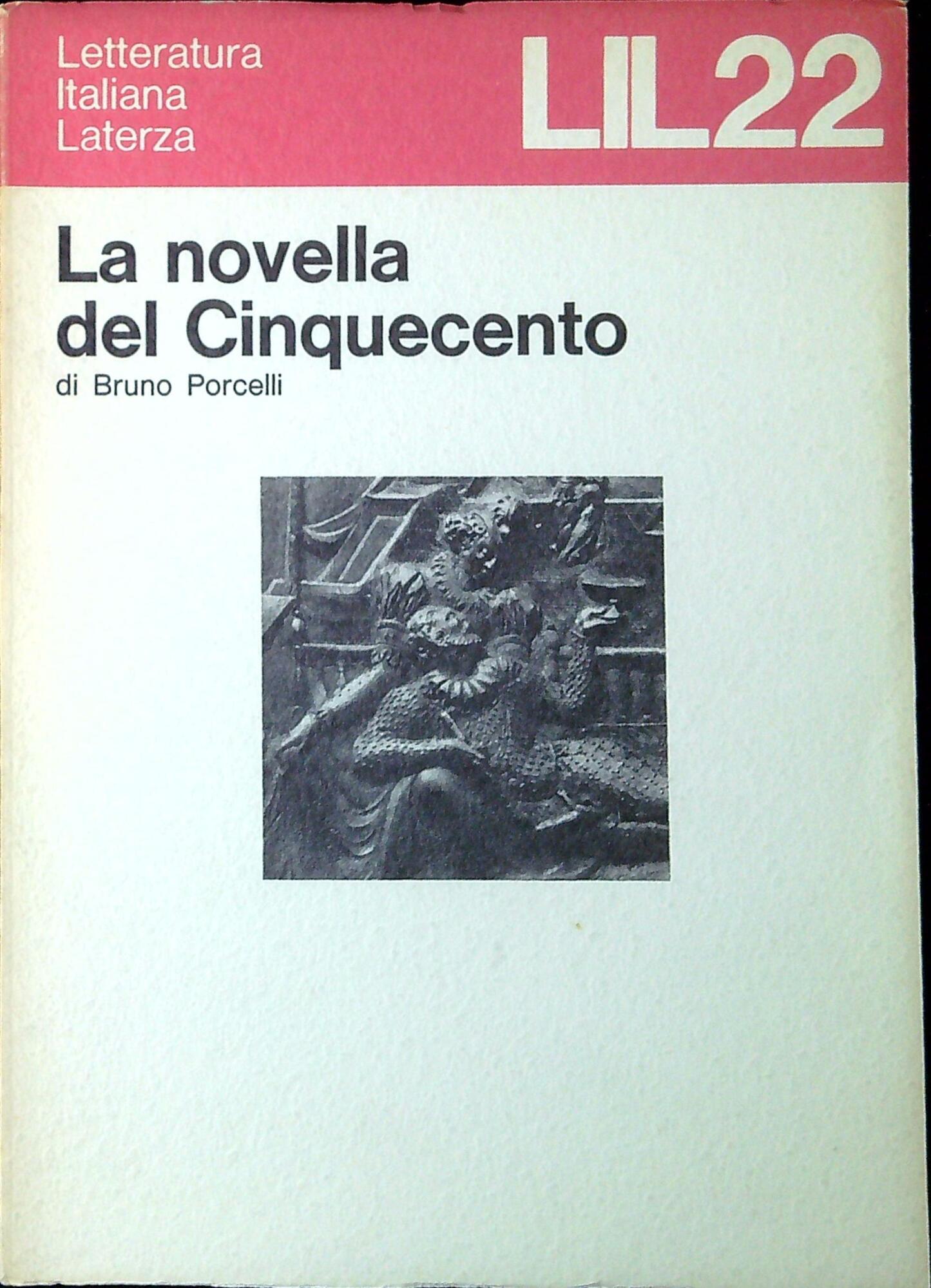 22: La novella del Cinquecento
