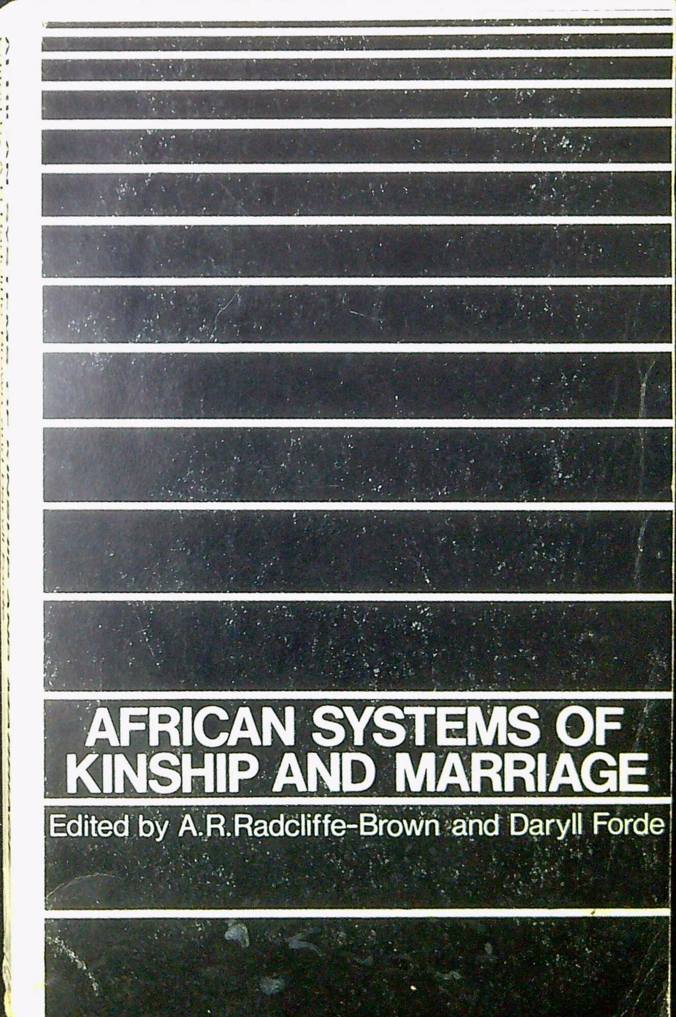 African systems of kinship and marriage