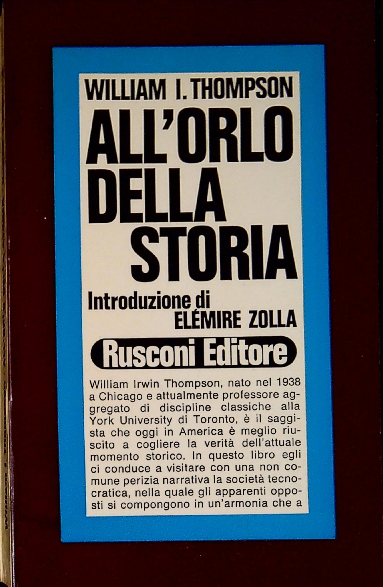 All'orlo della storia