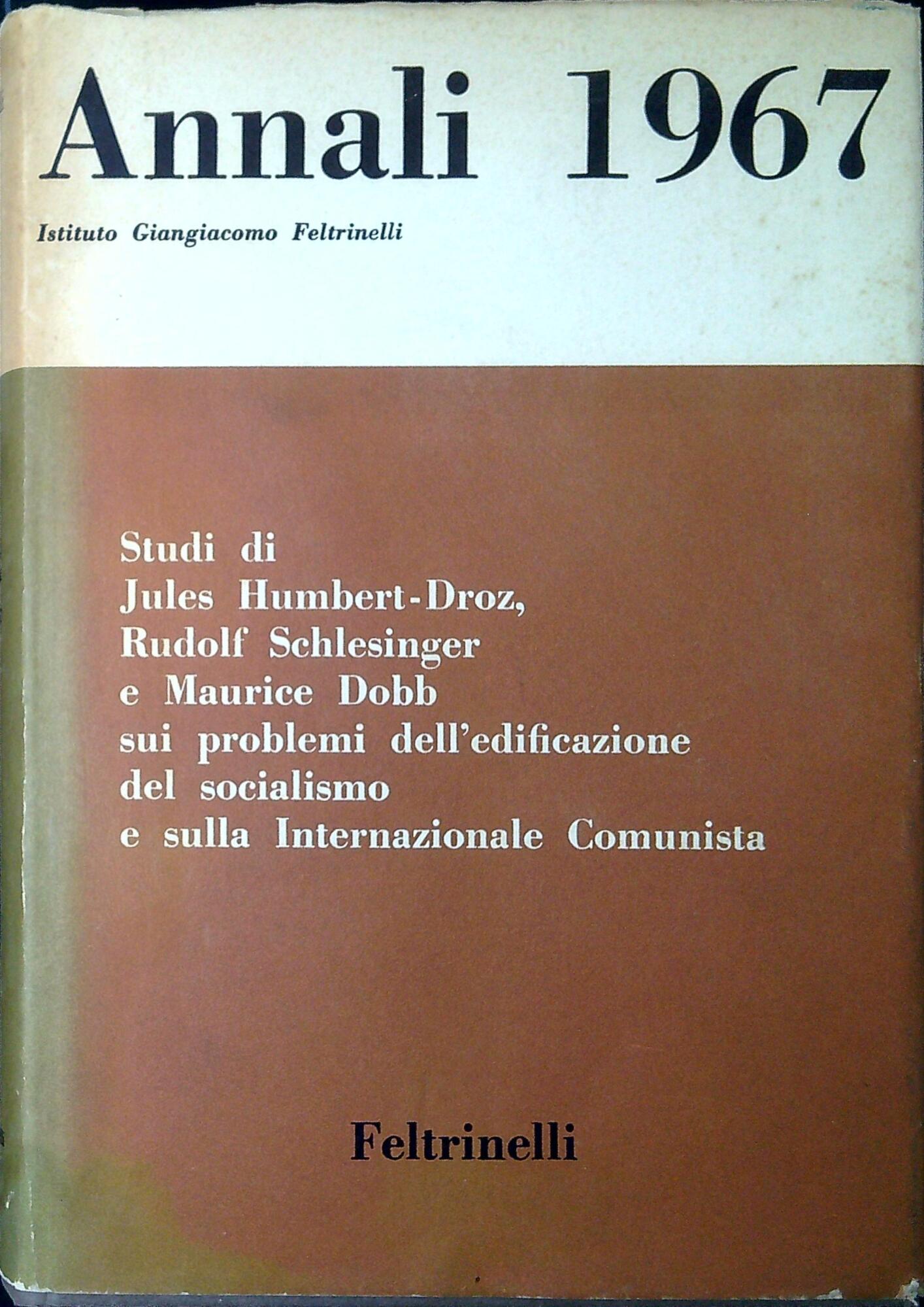 Annali : anno nono, 1967