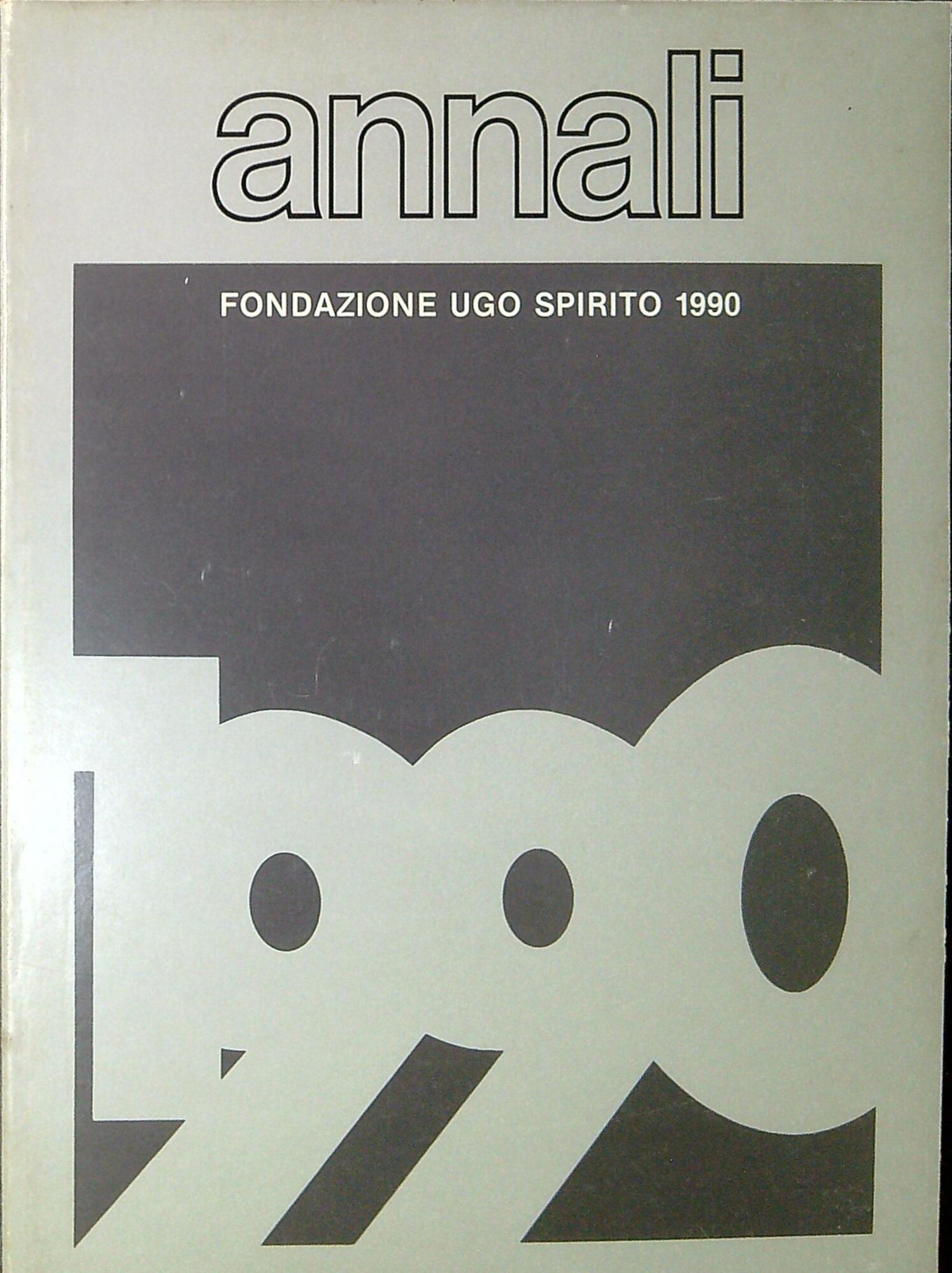 Annali della Fondazione Ugo Spirito :1990