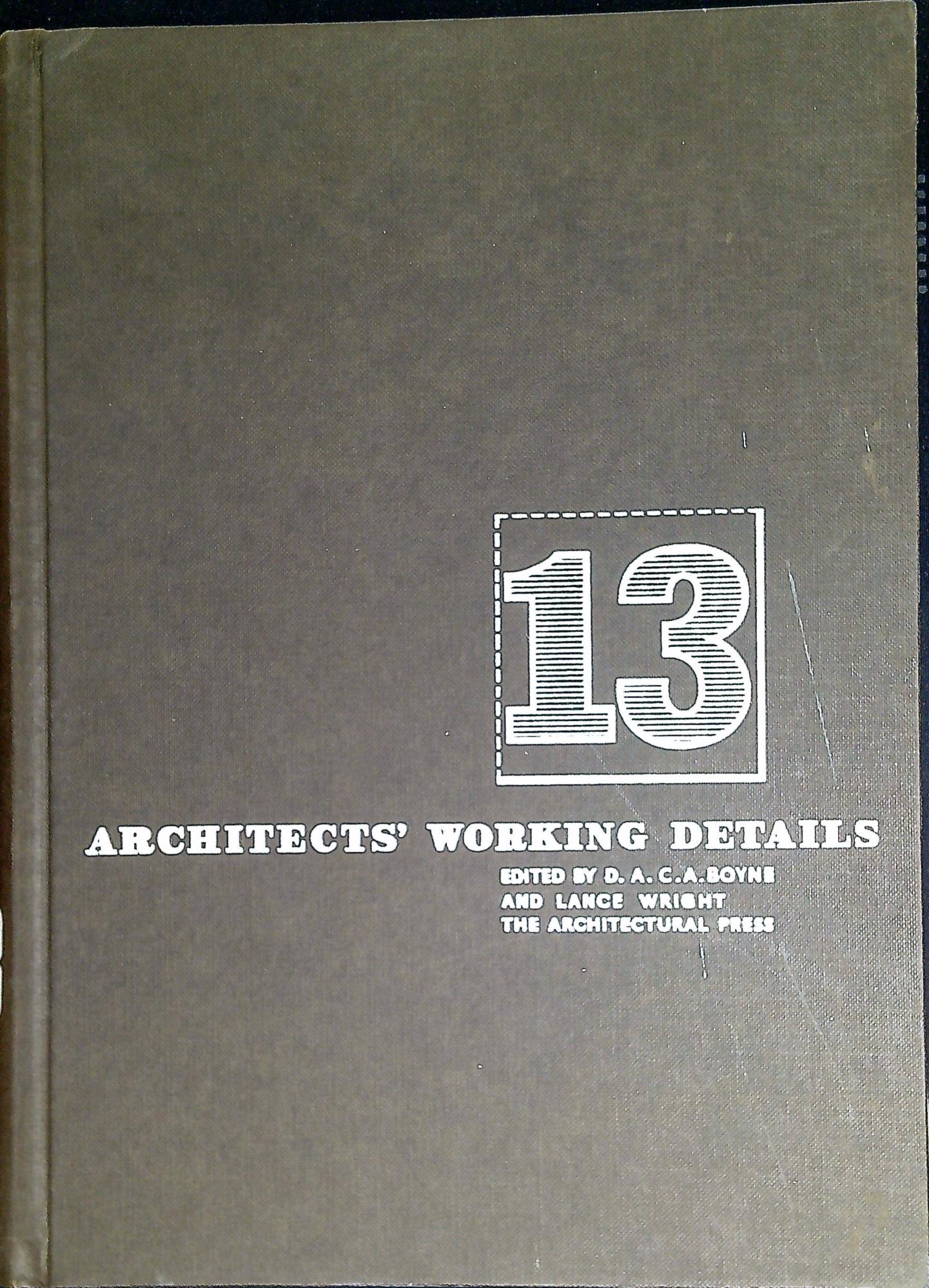 Architect's working details 13