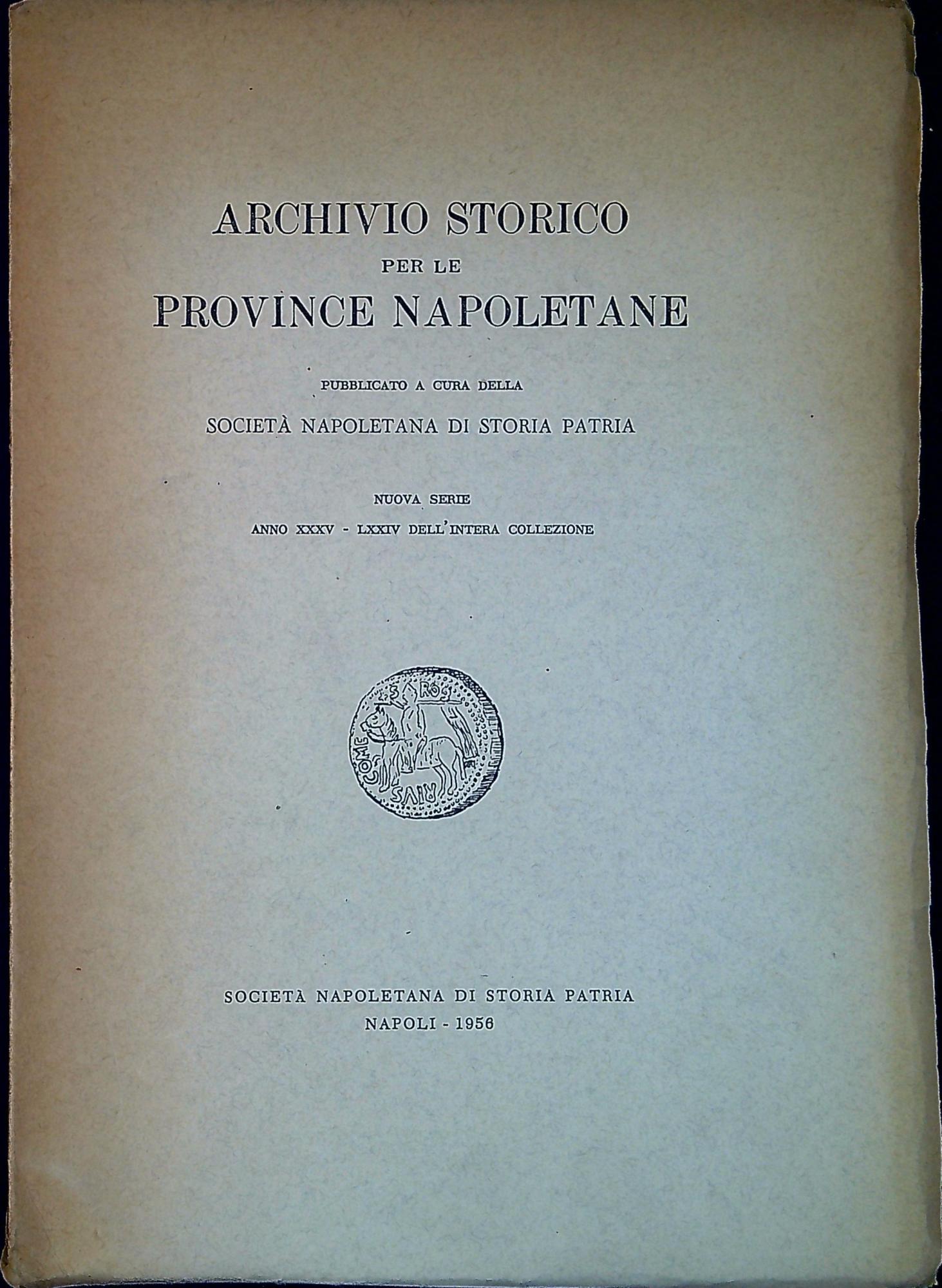 Archivio Storico per le province napoletane : nuova serie, anno …